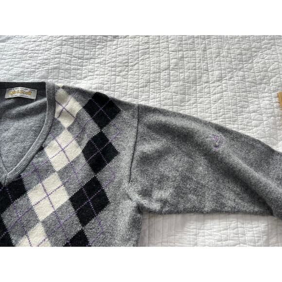 Vintage Lyle & Scott 100% Pure Lambswool Sweater - Size 44 - Picture 4 of 7